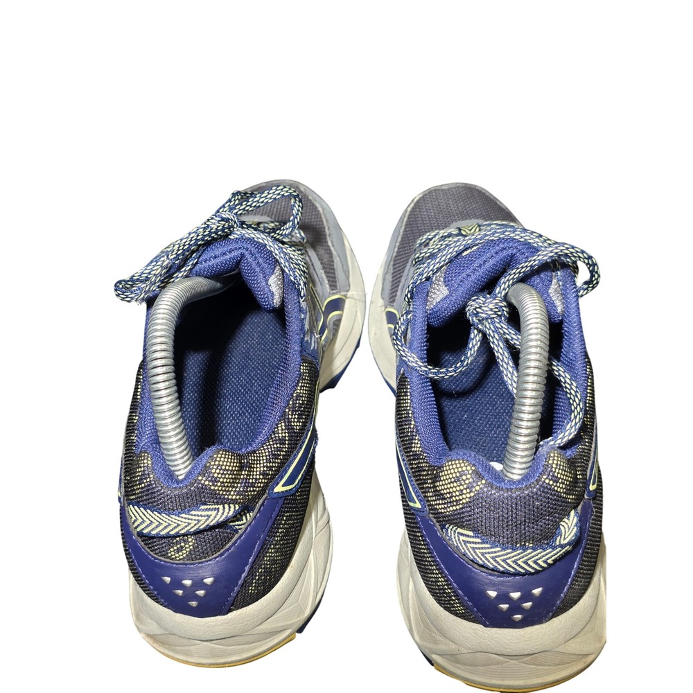 Asics Gel-Sonoma 3 Women Trail Running Shoes Grey Navy Blue Yellow T774N Size 10 - Picture 7 of 11